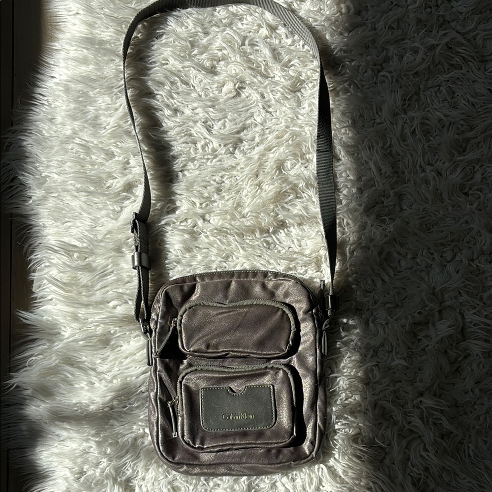 Calvin Klein Gray Crossbody Bag